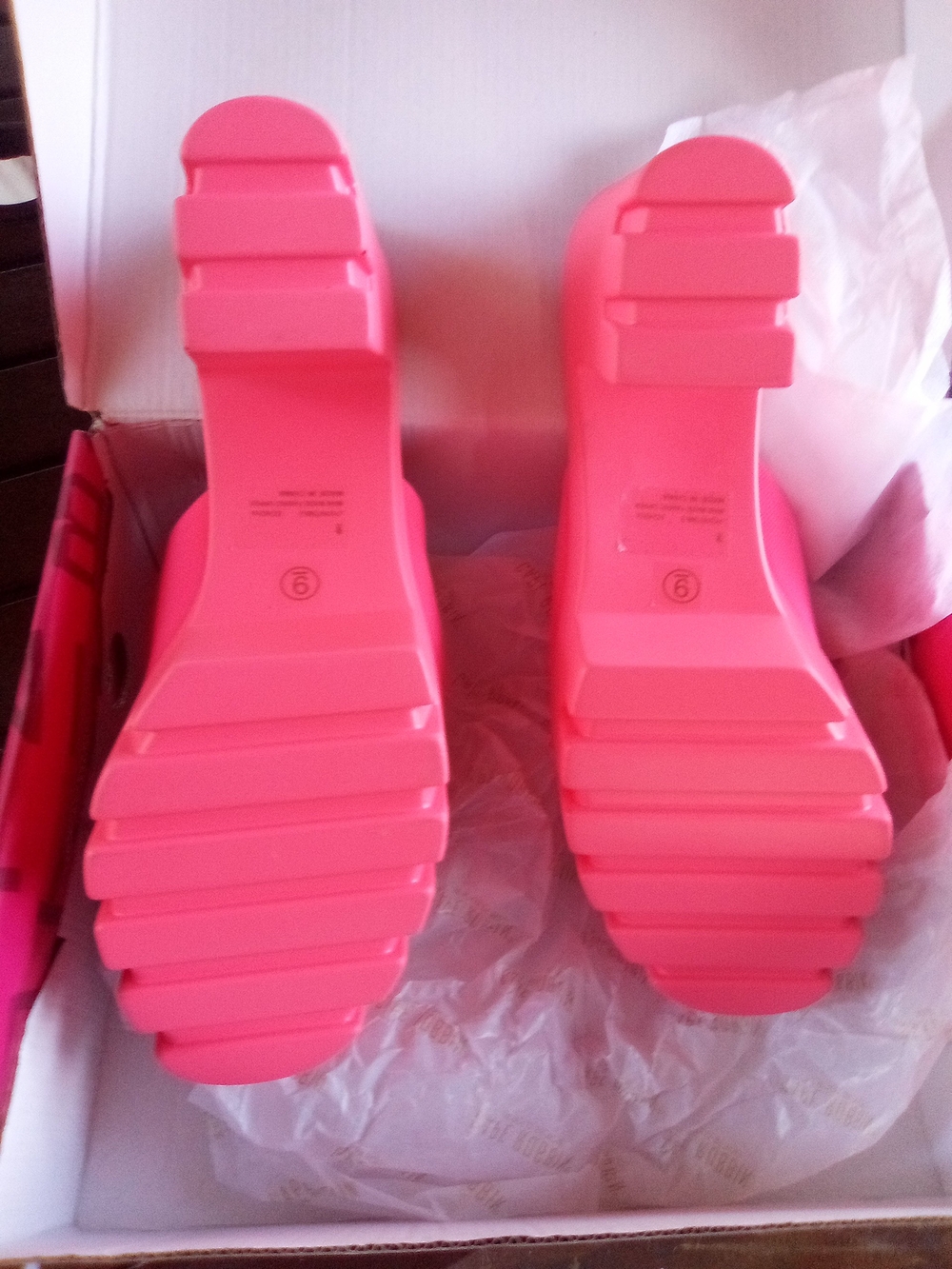 Cape Robbin Neon Pink Platform Sandals